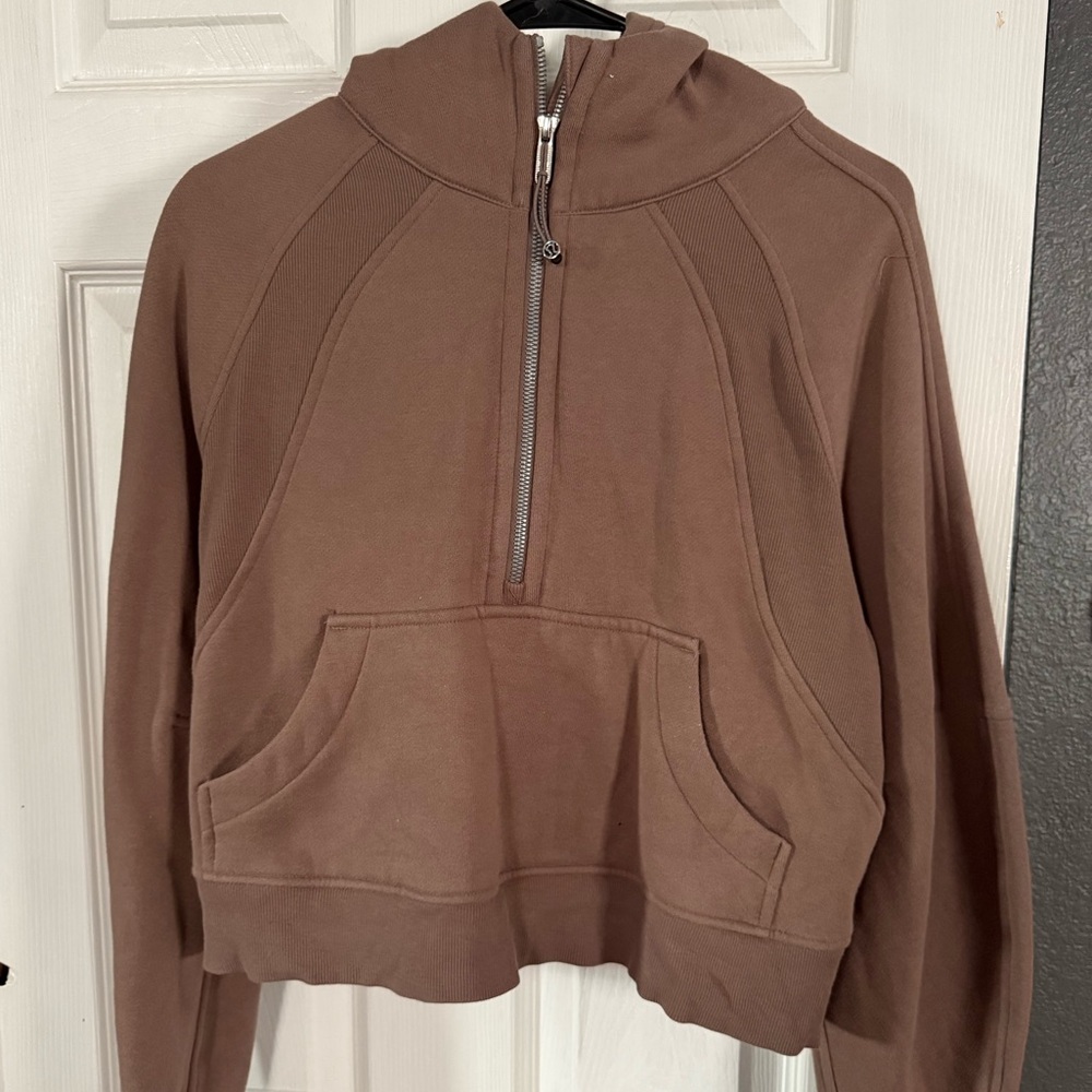 Lululemon Athletica Brown Zip-Up Jacket